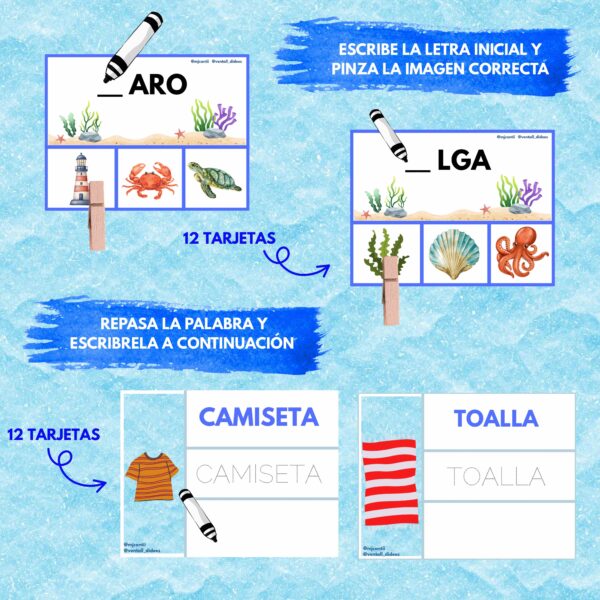Pack lectoescritura verano - Imagen 2