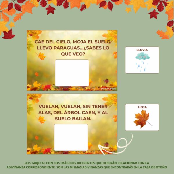 Casa de las adivinanzas de otoño - Imagen 3